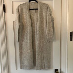 Madewell Open Front Wool Cardigan NWT